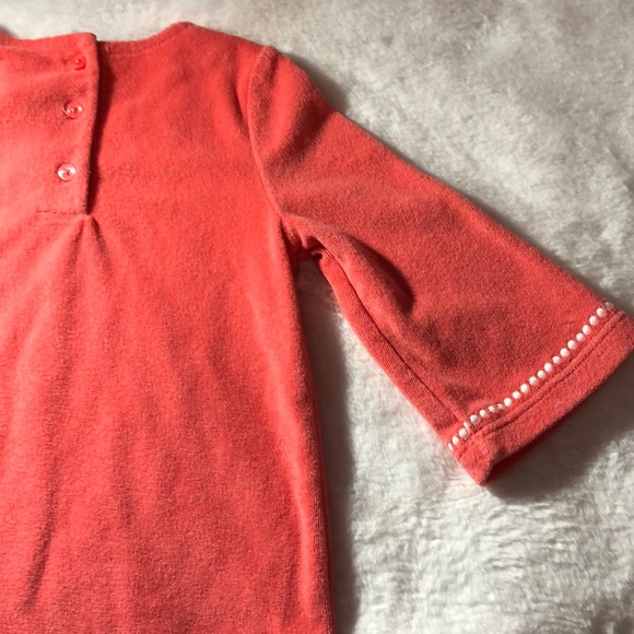 Janie and Jack "Terry Cloth" Coral Beach / Pool / Swim Cover Up Baby Toddler - Picture 9 of 11